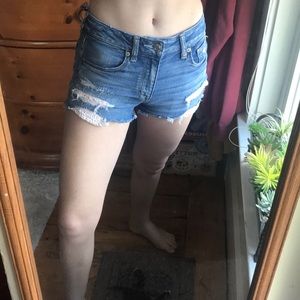 american eagle jean shorts